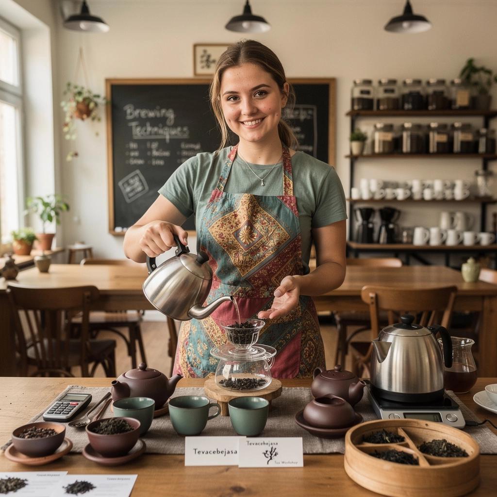 Personne savourant une tasse de thé anglais dans un cadre cosy.